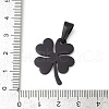 Ion Plating(IP) 304 Stainless Steel Pendants STAS-I135-31B-3