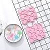 2Pcs DIY Cake Topper Food Grade Silicone Molds DIY-CJ0002-14-5