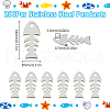 SUNNYCLUE 200Pcs 201 Stainless Steel Pendants STAS-SC0009-16-2