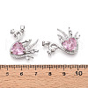Brass Micro Pave Cubic Zirconia Pendants KK-N264-10B-P-3