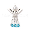 Electroplate Glass Pendants PALLOY-JF03661-03-3