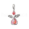 7Pcs 7 Colors Angel Acrylic Pendant Decorations X1-HJEW-JM01736-01-4