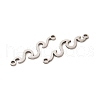 Non-Tarnish 201 Stainless Steel Connector Charms STAS-K251-081P-2