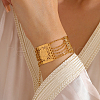 Vintage Brass Link Bracelets UL0190-3