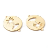 Brass Links Connectors KK-J278-27G-2