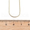 1MM 304 Stainless Steel Serpentine Chain Necklaces for Women Men NJEW-T016-11G-5
