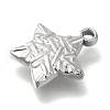 Ocean Theme Anti-Tarnish 304 Stainless Steel Pendants STAS-Z092-06P-07-2