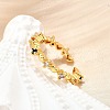 Brass Micro Pave Cubic Zirconia Cuff Rings for Women RJEW-H247-02G-1