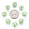 Opaque Acrylic Beads X-TACR-S154-10F-01-5