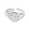304 Stainless Steel Cuff Rings for Women RJEW-M019-11P-2