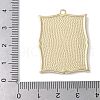 Brass Pendant Cabochon Settings KK-V005-01G-04-3