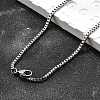 Tarnish Resistant 316 Surgical Stainless Steel Venetian Chains Necklaces NJEW-JN01293-04-1
