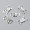 Brass Rhinestone Buckles FIND-WH0111-390A-2