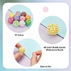   20Pcs 10 Colors AB Color Plated Acrylic Rhinestone Beads OACR-PH0004-01-4