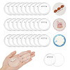 Acrylic Button Pin Badge TACR-WH0021-14B-1