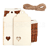 Olycraft Laser Cut Wooden Big Pendants WOOD-OC0001-62-1