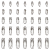 Unicraftale 304 Stainless Steel Ball Chain Connectors STAS-UN0011-58P-1