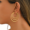 Stainless Steel Triple Hoop Earrings ZM0162-4