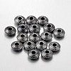 Tibetan Style Alloy Spacer Beads TIBEB-R011-B-FF-1