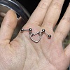 304 Stainless Steel Double Piercing Cartilage Earrings FS-WG816F8-01-1