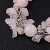 Rose Quartz Bracelets BJEW-JB02290-01-2