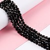 Natural Golden Sheen Obsidian Beads Strands G-C229-01A-2