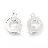 Non-Tarnish 201 Stainless Steel Charms STAS-C021-06P-Q-2