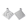 Non-Tarnish 304 Stainless Steel Pendants STAS-C066-14P-1
