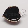 Handmade Goldsand Lampwork Pendants LAMP-S059-9-B-3
