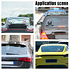 Gorgecraft 4Sheets 4 Colors Reflective Waterproof PVC Car Stickers DIY-GF0005-54-5