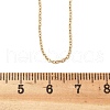 Ion Plating(IP) 304 Stainless Steel Cable Chain Necklaces NJEW-P248-01G-4