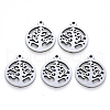 Non-Tarnish 201 Stainless Steel Pendants X-STAS-N092-17-1
