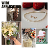  ABS Plastic Imitation Pearl European Beads SACR-NB0001-18A-6