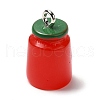 Opaque Resin Imitation Food Pendants X-RESI-L038-06P-02-2