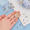   60Pcs 3 Styles Brass Cord End FIND-PH0021-23-3