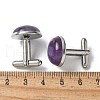 304 Stainless Steel Cuff Buttons G-C185-02P-39-3