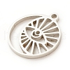 Non-Tarnish 201 Stainless Steel Pendants STAS-G258-09P-3