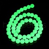 Synthetic Luminous Stone Beads Strands G-L582-01B-4