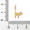 304 Stainless Steel Charms STAS-S177-05G-A-3