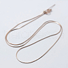 925 Sterling Silver Chain Necklaces STER-F039-15RG-1