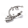 Alloy Dragon Cuff Earrings EJEW-C046-02AS-4