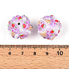 Round Resin Beads RESI-T059-02C-3