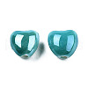 Pearlized Handmade Porcelain Beads PORC-T007-21-03-2