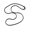 2MM 304 Stainless Steel Square Snake Chain Necklaces for Women NJEW-B131-01A-EB-4