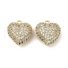 Brass Micro Pave Cubic Zirconia Hollow Out Charms KK-Q793-03G-1