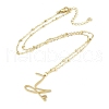 304 Stainless Steel Pendant Necklaces NJEW-H029-02G-Y-2