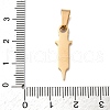 304 Stainless Steel Enamel Pendants STAS-P393-05G-3