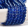 Drawbench Transparent Glass Beads Strands GLAD-Q012-4mm-22-2