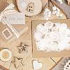 CRASPIRE 5 Sets 5 Styles PET Waterproof Hollow Lace Decorative Stickers DIY-CP0008-72-7