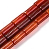 Dyed & Heated Natural Agate Beads Strands G-G177-H01-01A-2